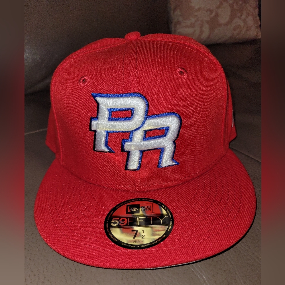 2023 Puerto Rico New Era World Baseball Classic fitted hat cap 7 1/2